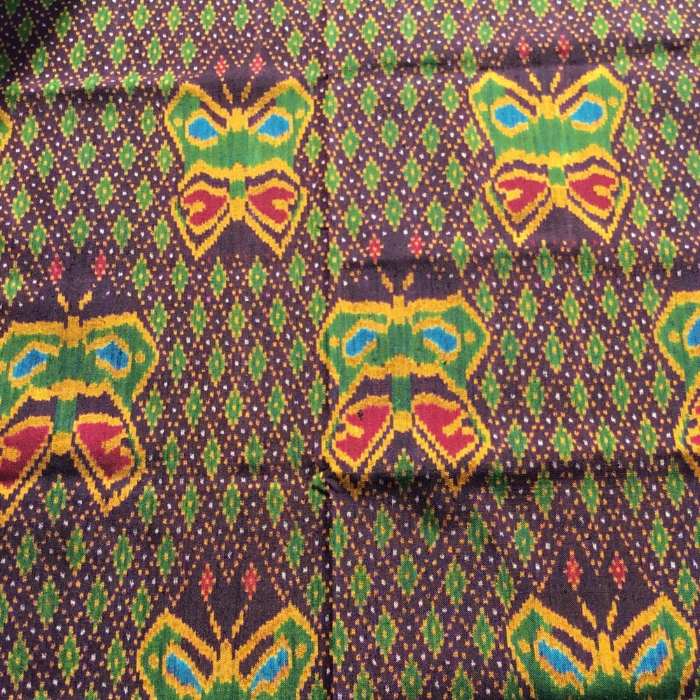 Thai Silk with Butterflies